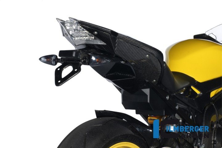 Ilmberger Carbon Rahmenheckabdeckung unten Straße, Carbon für S1000RR K10