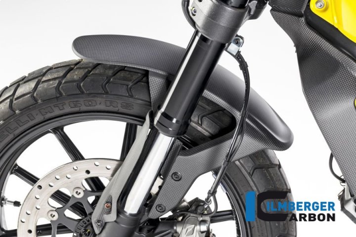 Ilmberger Carbon Kotflügel vorn matt für Scrambler 800 Icon K1