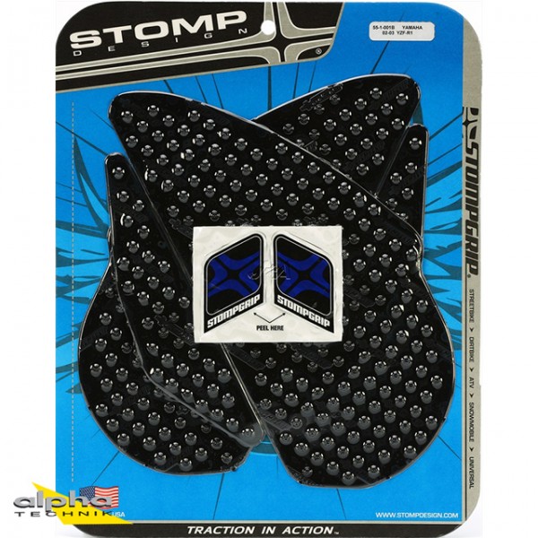 Stompgrip schwarz, Yamaha YZF-R1, 2002-03 YZF-R1 RN09