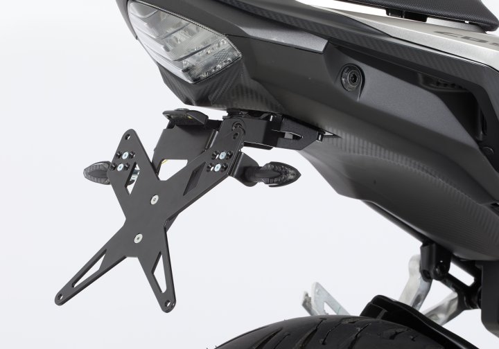 PROTECH Kennzeichenhalterset inkl. Reflektor und Kennzeichenbeleuchtung fÃ¼r CB500F PC45 für CB50