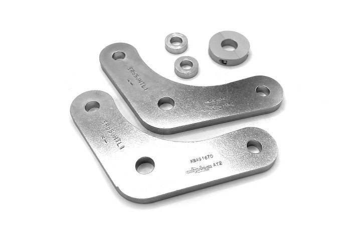 alpha Technik Tieferlegungssatz 25mm für Kawasaki Ninja 650 ABS; Typ EX650K, EX650KA2; Modelljahr 20