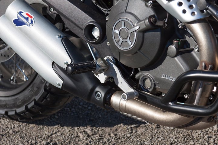 LSL LSL Schalt/Bremseinheit Ducati Scrambler, silber für Scrambler 1100 Sport - 63 KW