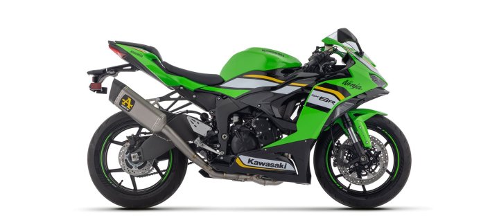 ARROW COMPETETION Titan-Komplettanlage für Kawasaki ZX-6R 636, 2024-