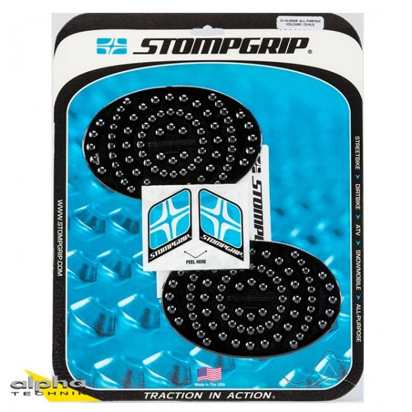 Stompgrip Universal Oval Pad schwarz Versys 650 LE650C