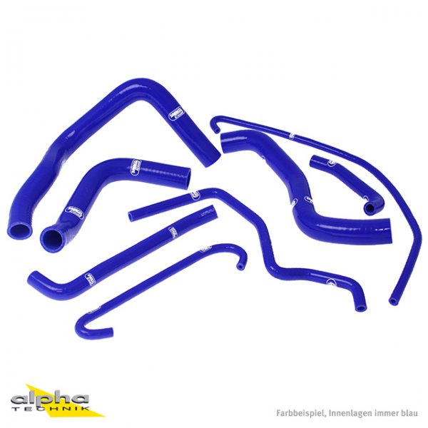 SAMCO Siliconschlauch Kit blau Suzuki GSXR600/750, 06-10 für GSX-R600 WVCV