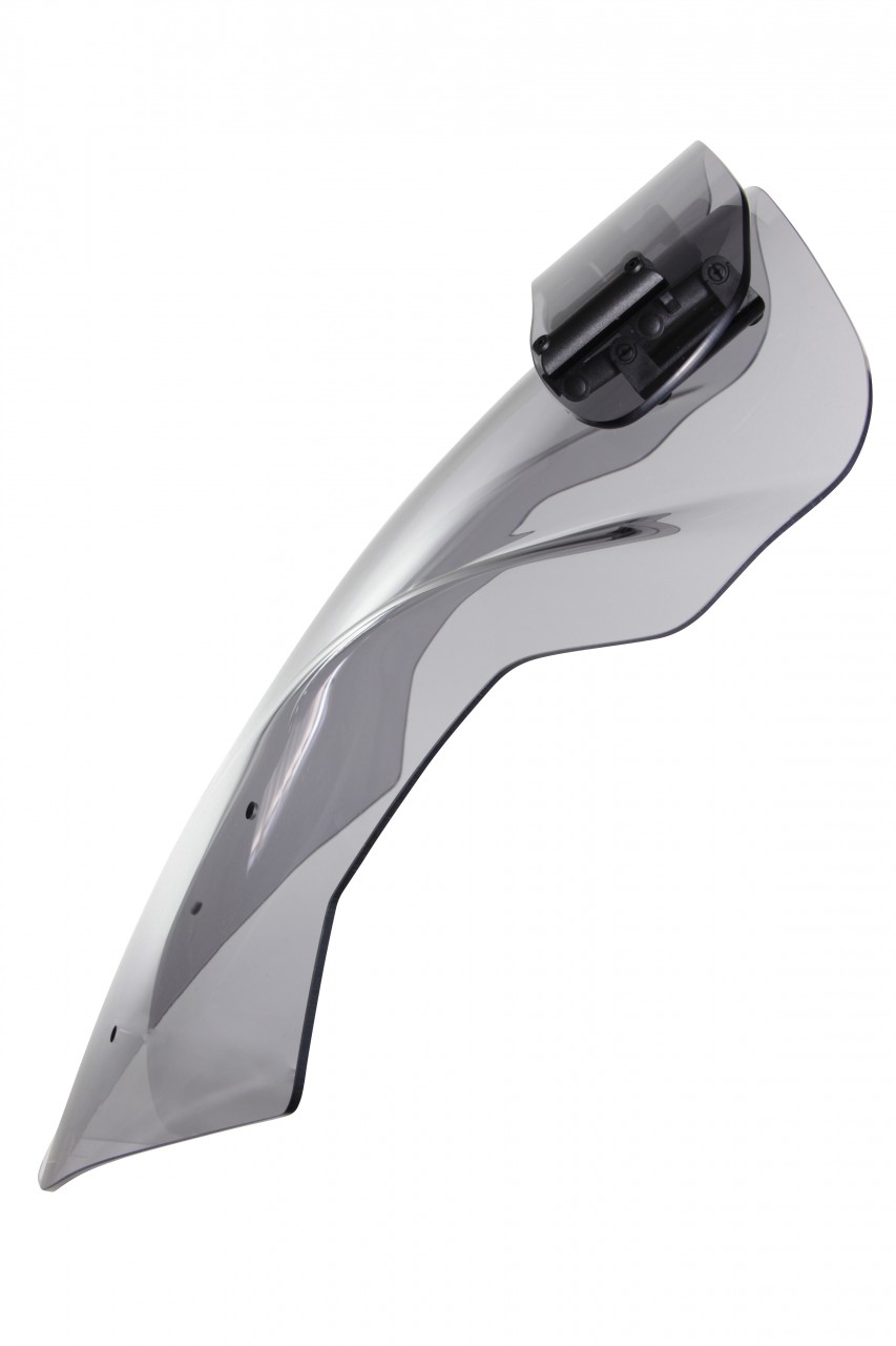 MRA VarioTouringScreen Windschutzscheibe – Für Naked Bikes, Rauchgrau, Passend Für Aprilia Classic 125 U.a.