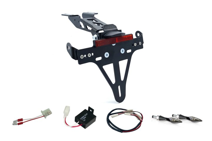 alpha Technik Kennzeichenhalter-Blinker-Kit Yamaha MT125 20- für MT125 RE39 EURO4