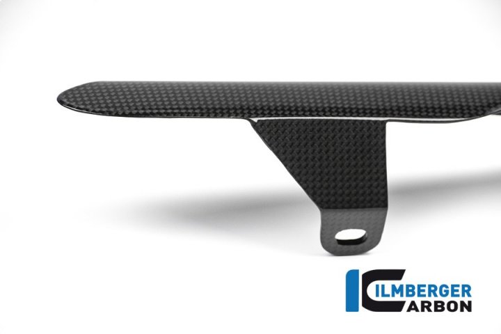 Ilmberger Carbon Kettenschutz hinten, Carbon glanz für Monster 1200R MA