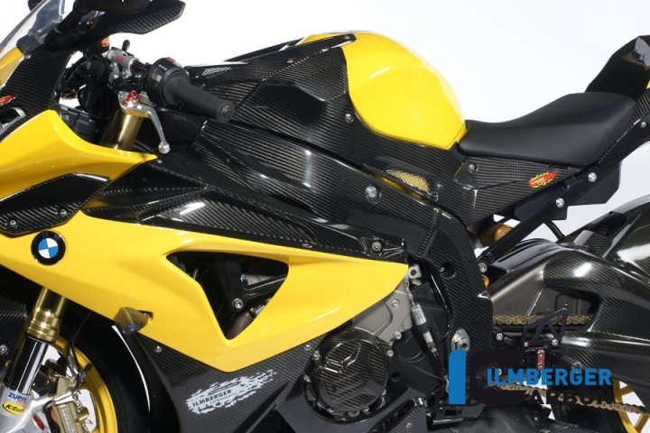 Ilmberger Carbon Seitendeckel links am Tank, Carbon für S1000RR K10