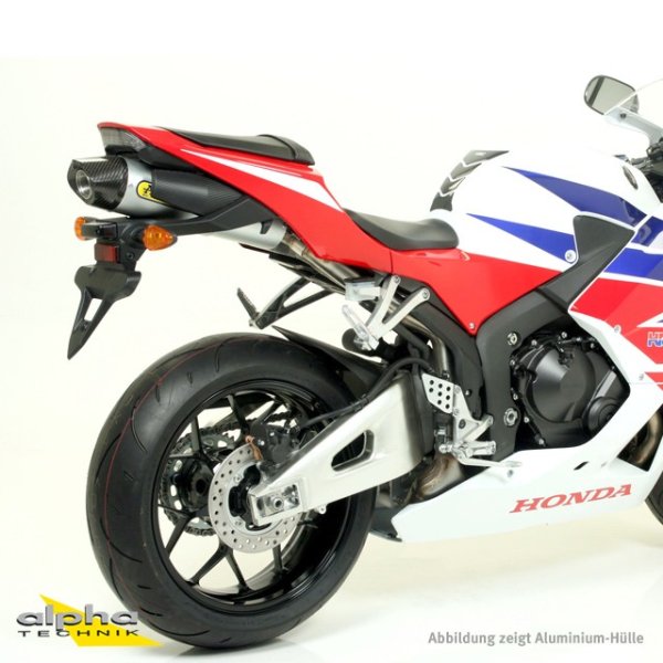 ARROW Auspuff INDY RACE für Honda CBR600RR 2013-2016, Titan (Nur mit ARROW Zwischenrohr)