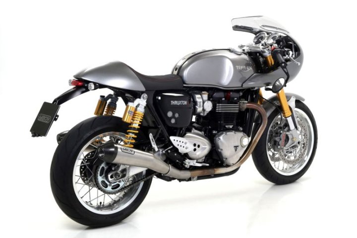 ARROW Auspuff-Paar PRO RACING für Triumph Thruxton1200 2016- / Speed Twin 2019- aus Edelstahl