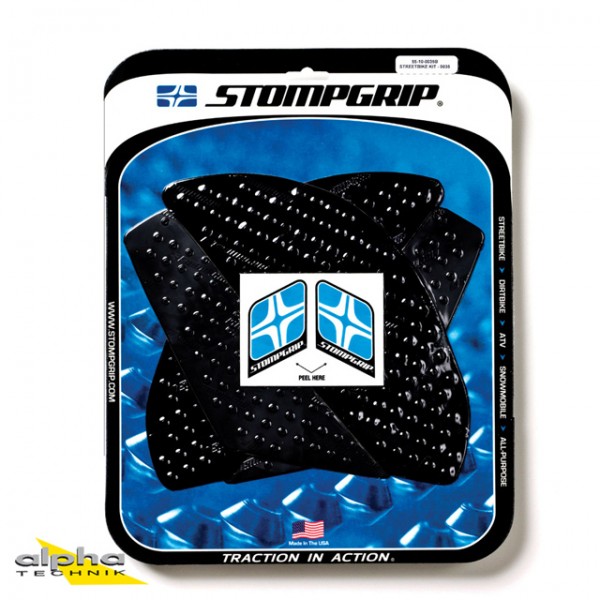 Stompgrip schwarz,Kawasaki ER6f und ER6n, 2006-11 ER6n ER650C