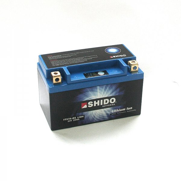 SHIDO Lithium-Batterie LTX7A-BS-Li XC125 Cygnus SE08 Agility RS50 U4 Bella R 50 LJ50QT-3V Speedfight