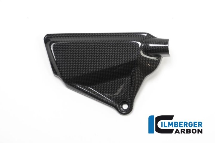 Ilmberger Carbon Abdeckung unterm Rahmen links glanz für XDiavel GA
