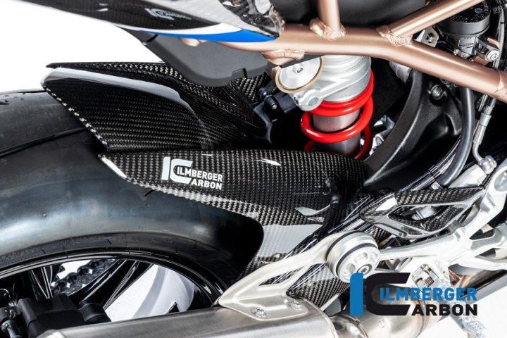 Ilmberger Carbon Kotflügel hinten mit Kettenschutz ohne ABS, Carbon für S1000RR 2R99