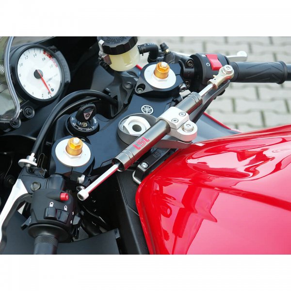 LSL Lenkungsdämpfer Kit YAMAHA YZF-R6 03-05, titan für YZF R6 600