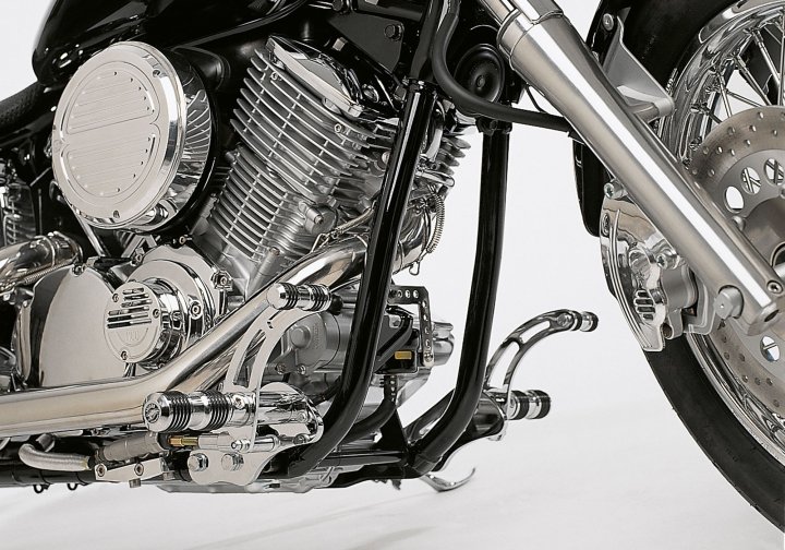 FALCON Round Style FuÃŸrastenanlage fÃ¼r XVS650 Drag Star 4VR/4XR für XVS650 Drag Star 4VR/4XR