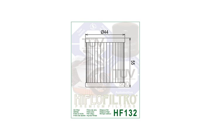 HIFLO Filter Ölfilter HF132 SUZUKI/SACHS/BETA MaxSym 400 LX40A X-Max 400 SH12 RV200 Van Van WVBT Ur