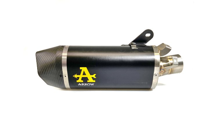 ARROW Auspuff DARK INDY-RACE für Yamaha MT-10 2016-2020, Aluminium schwarz