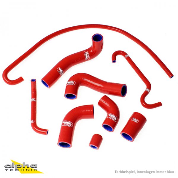 SAMCO Siliconschlauch Kit rot MV Agusta F4 1000,2010-19 für F4 1000 F6