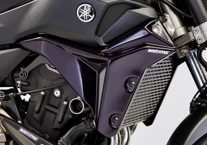BODYSTYLE KÃ¼hlerseitenverkleidung fÃ¼r MT-07 RM17/RM18 für MT-07 RM17/RM18