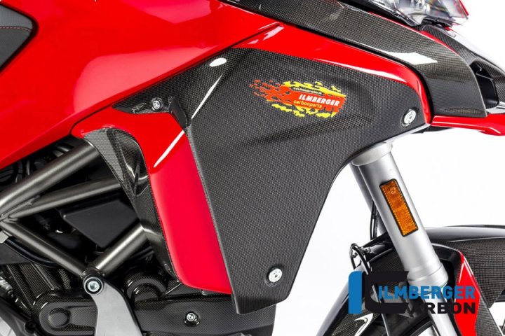 Ilmberger Carbon Verkleidungsseitenteil rechts glanz für Multistrada 1200 Enduro AA