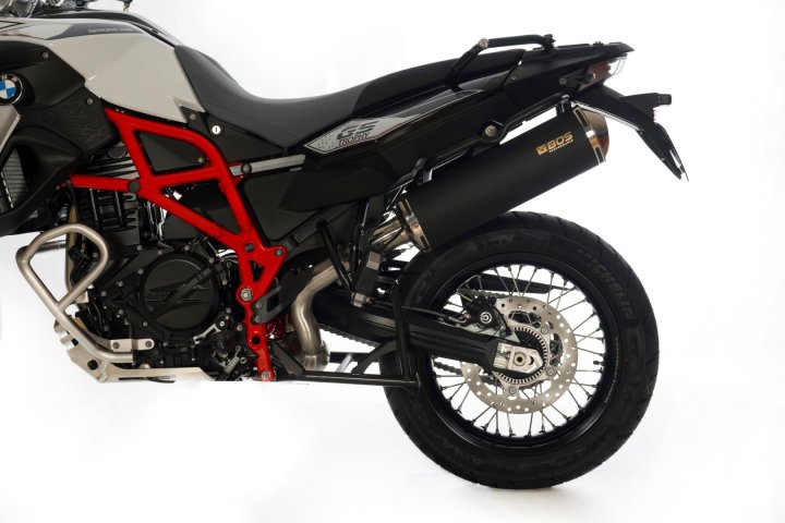 BOS Oval 120B Black edition F 650 GS