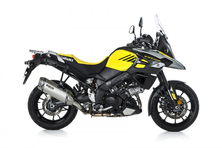 BOS Desert Fox Edelstah matt DL 1000 V-Strom