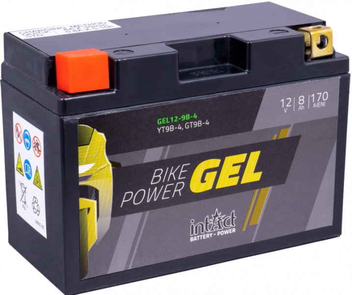 Intact GEL Batterie YT9B-4 / GT9B-4 MT03 RM02