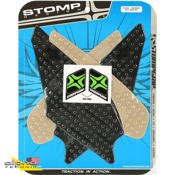 Stompgrip klar, Kawasaki Ninja 250R, 2008-12 Ninja 250 R EX250K