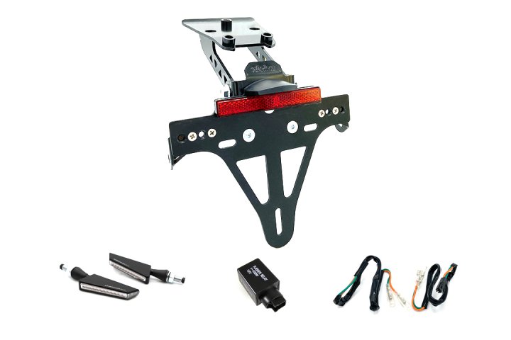 alpha Technik Kennzeichenhalter-Kit für Honda CB/CBR650FA für CBR650F RC96 EURO4