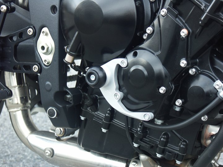 LSL Crash-Ball Kupplung für Triumph 675, 2006-, schwarz