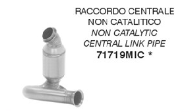 ARROW Racing-Kat-Ersatzrohr für CF Moto 800 MT, 800 MT-X, 2025- , ohne Katalysator