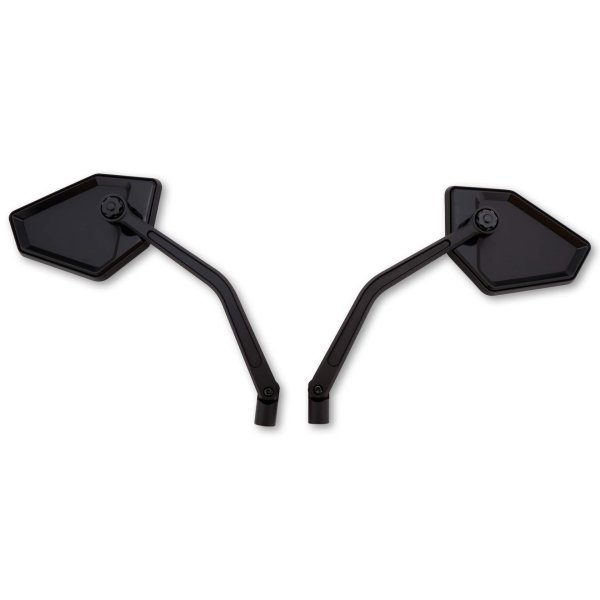 LSL Spiegel NOVA-RACE, Lenkerspiegel, schwarz, mit Straßenzulassung, ECE,