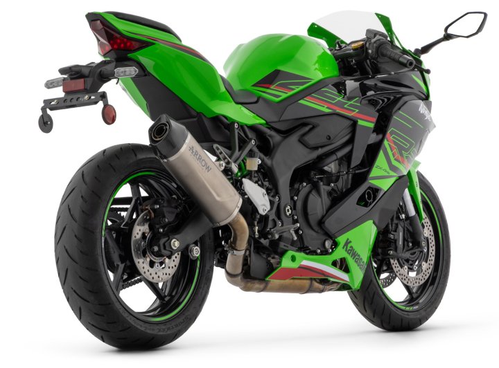 ARROW Auspuff INDY RACE EVO Titan für Kawasaki Ninja ZX-4R / RR Modelljahr 2024-