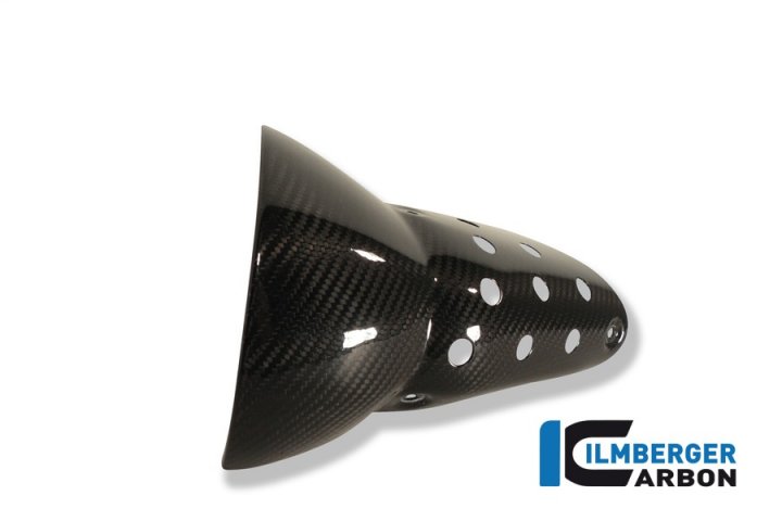 Ilmberger Carbon vorderer Auspuffhitzeschutz, Carbon für K1300S K12S