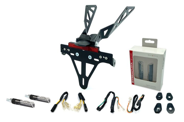 alpha Technik Kennzeichenhalter-Kit für Honda CB/CBR650R/RA für CBR650R RH01 EURO5