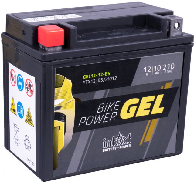 Intact GEL Batterie YTX12-BS / 51012 Canyon 280 unbekannt Cobra 220 Atlantic 500 Sprint VL Cat 250