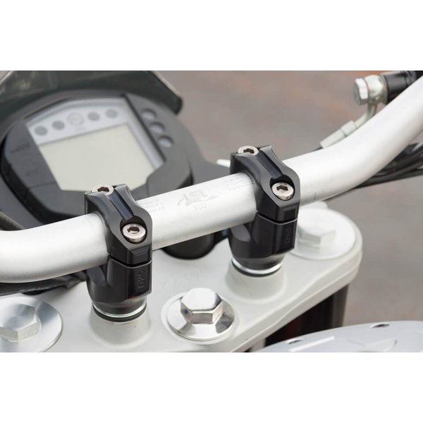 LSL Klemmbock-Kit 75 mm, für 22,2 mm Lenker, schwarz