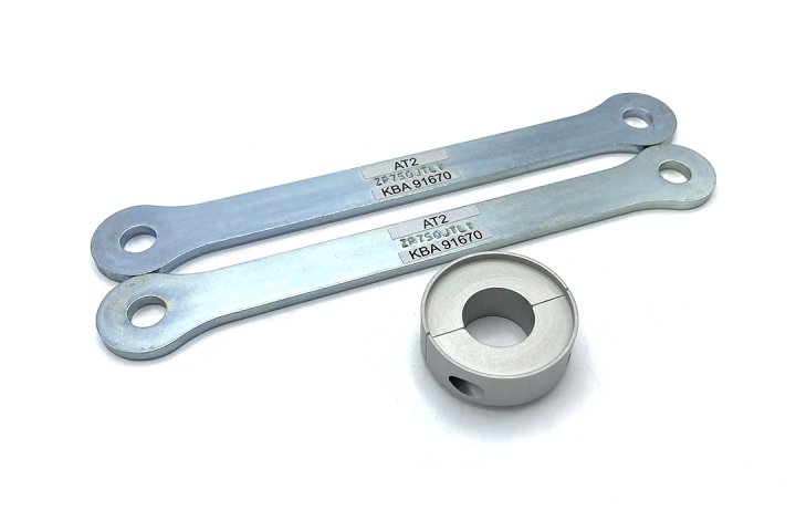 alpha Technik Tieferlegungssatz 30mm für Kawasaki ZX10R; Typ ZXT00E; Modelljahr 2008-