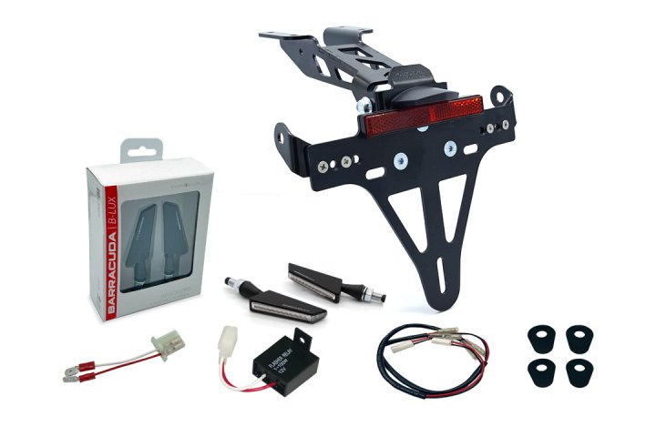 alpha Technik Kennzeichenhalter-Blinker-Kit Yamaha MT125 20- für MT125 RE39 EURO4