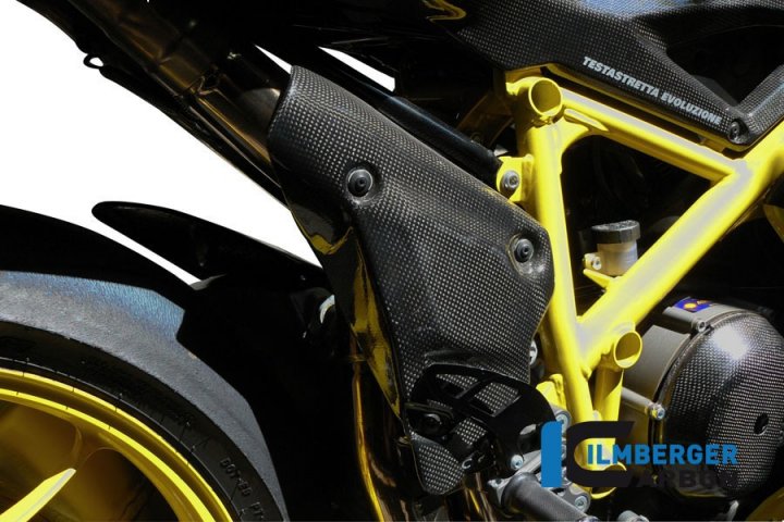 Ilmberger Carbon Auspuffhitzeschutz, Carbon für 1098 H7
