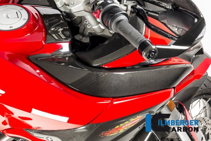 Ilmberger Carbon Tankverkleidung oben rechts glanz für Multistrada 1200 AA
