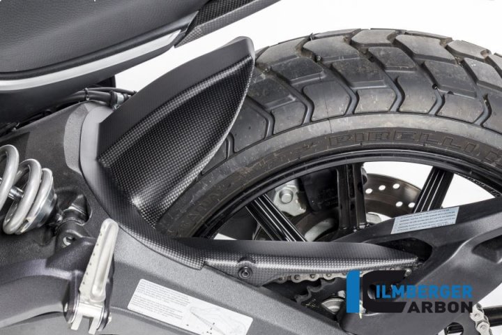 Ilmberger Carbon Kotflügel hinten matt für Scrambler 800 Full Throttle K1