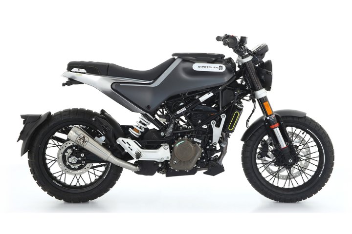 ARROW Auspuff PRO RACE für Husqvarna Svartpilen 125 2021-, Edelstahl