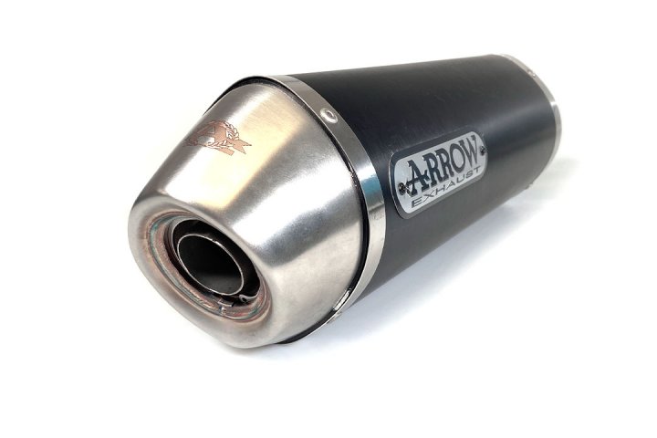ARROW Auspuff RACE-TECH Aluminium mit Edelstahl-Endkappe für Honda CB500F 2019- / CBR500R 2019-