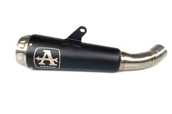 ARROW Auspuff DARK PRO-RACE Edelstahl für Yamaha YZF-R3 Modelljahr 2019-