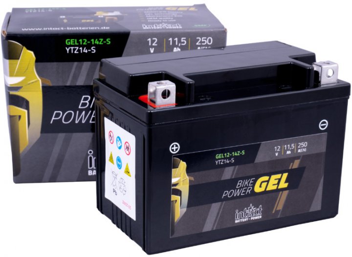 Intact GEL Batterie YTZ14-S TNT 1130 TN C600 Sport C65 CB1100 SC65 1190 RC8 KTMRC8 DL1000 V-Strom W