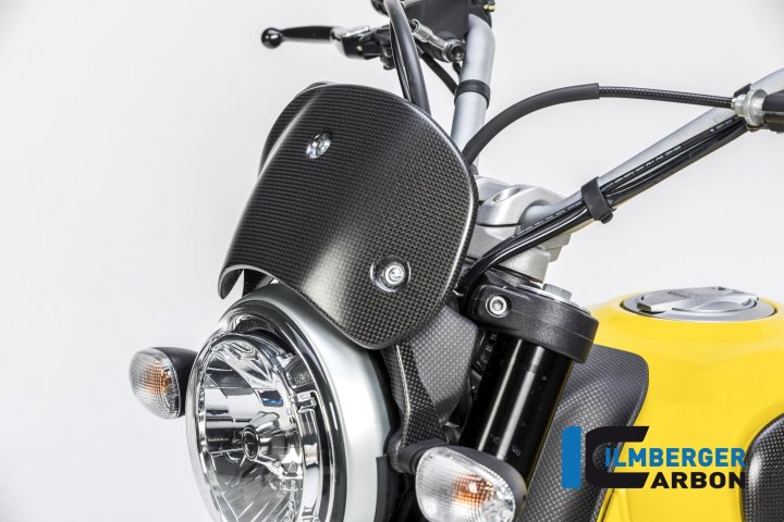 Ilmberger Carbon Windschild matt für Scrambler 800 Classic KC
