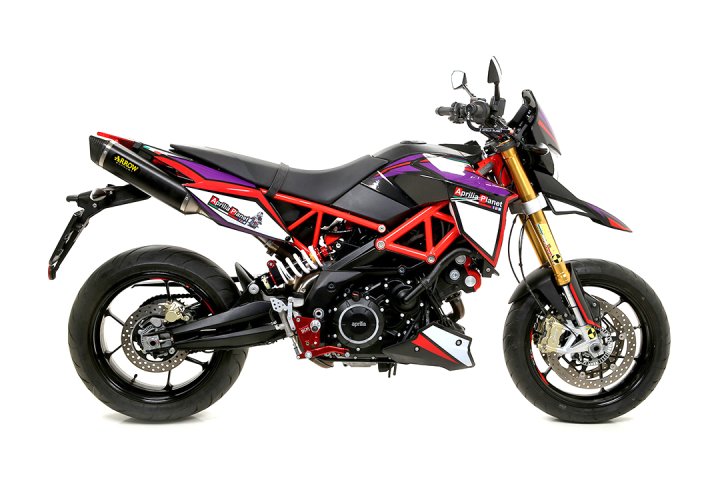 ARROW Auspuff DARK THUNDER für Aprilia Dorsoduro SMV750 2009-2017 / Dorsoduro 900 2017-2019